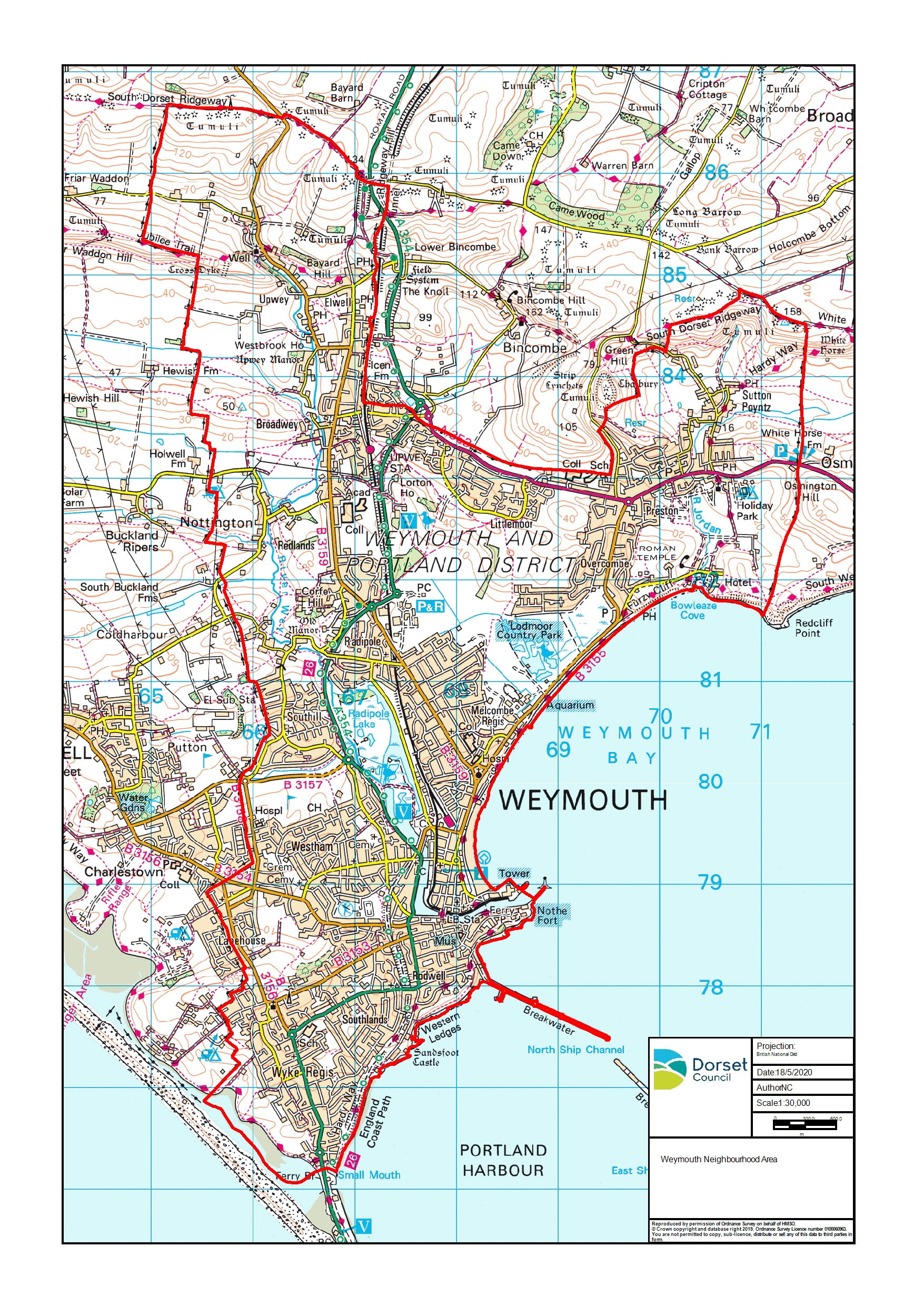 map of weymouth        <h3 class=