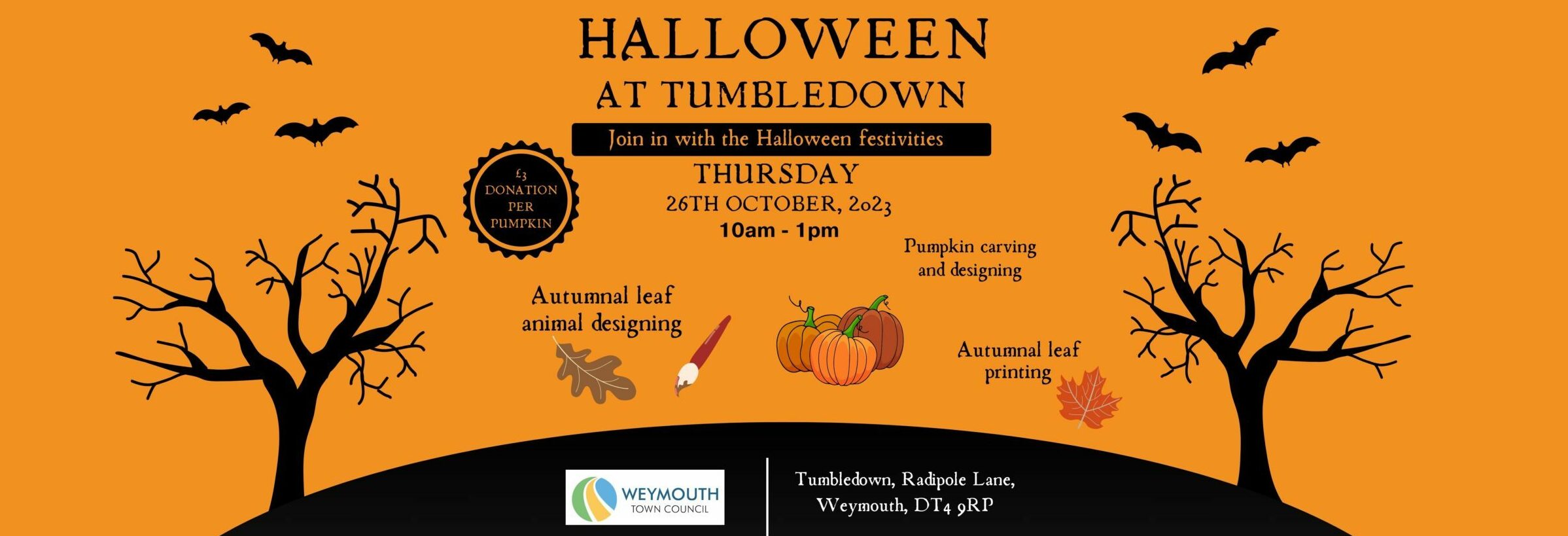 Halloween at Tumbledown Weymouth Town Council Weymouth Town Council