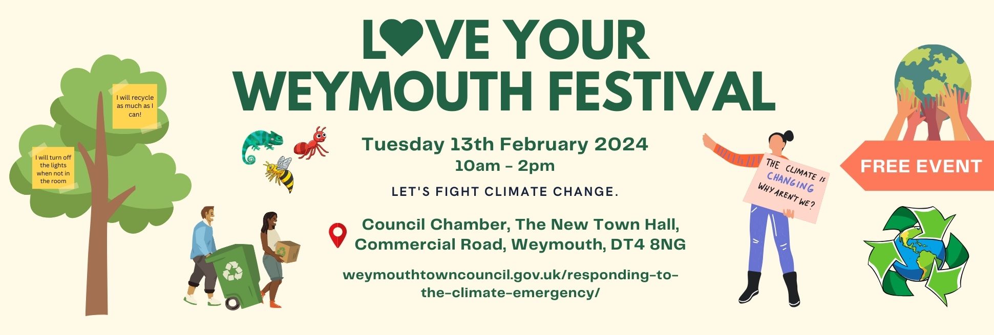 The countdown is on to the Love Your Weymouth Festival! Weymouth Town